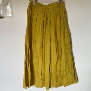 Ichi Antiquite’s Japan 100% Linen Long Skirt With Pockets, size S-L